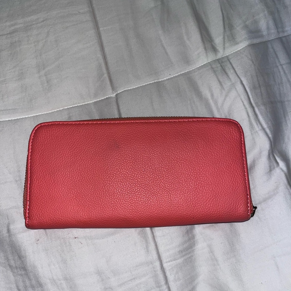 Pink Leather Wallet